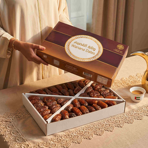 تمور ونانة القصيم الفاخرة. - كرتون وزن 3 كيلو